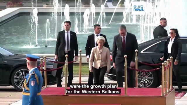 Von der Leyen keeps the door open to EU enlargement on Western Balkans tour