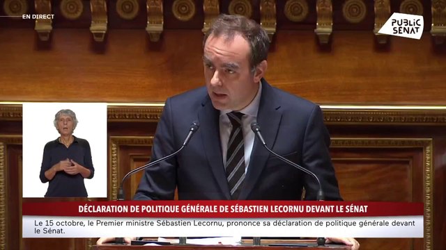 Lecornu devant le Sénat : « Il n’y a pas de compromis sans bicamérisme »