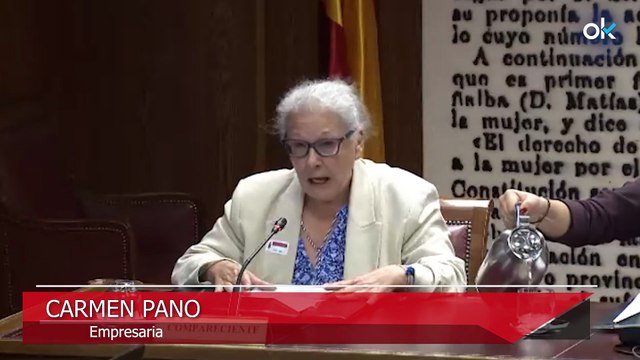La empresaria Carmen Pano ratifica en el Senado que llevó 90.000 euros en bolsas a la sede del PSOE