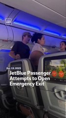 JetBlue Passenger Attempts to Open Emergency Exit