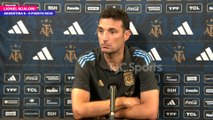 Rueda de prensa de Scaloni