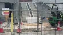 Construction work at Leeds Station