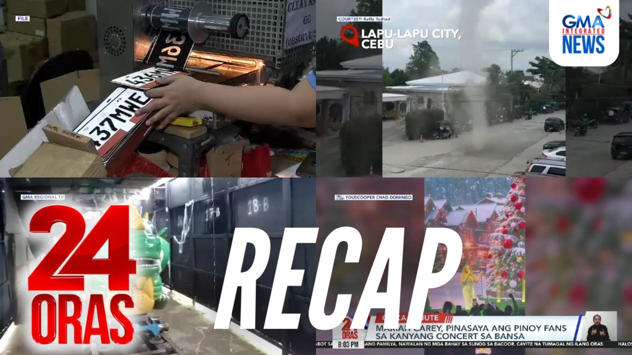 24 Oras: (Part 3) Horror train, nadiskaril | VP Duterte, iginiit na 'di dapat mapili sa imbestigasyon sa kurapsyon | Mariah Carey sa Pinas, atbp.