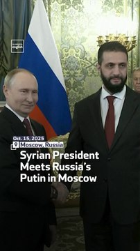 Syrian President Meets Russia’ Putin in Moscow