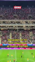 Abuchean a la Selección Mexicana tras empate al medio tiempo.