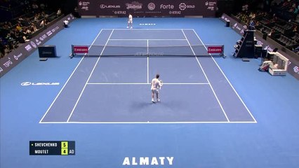 Almaty - Moutet se sort du piège Shevchenko