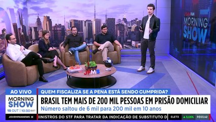 Brasil tem MAIS de 200 mil pessoas em PRISÃO DOMICILIAR; bancada DEBATE