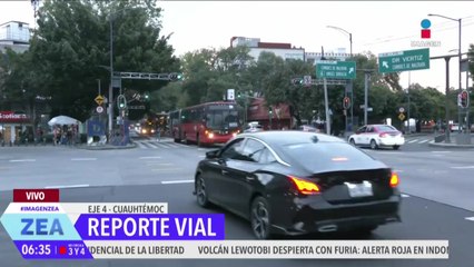 Reporte vial: Así luce esta mañana Eje 4