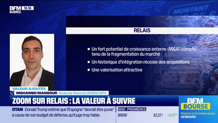 Valeur ajoutée : Ils apprécient Relais - 15/10