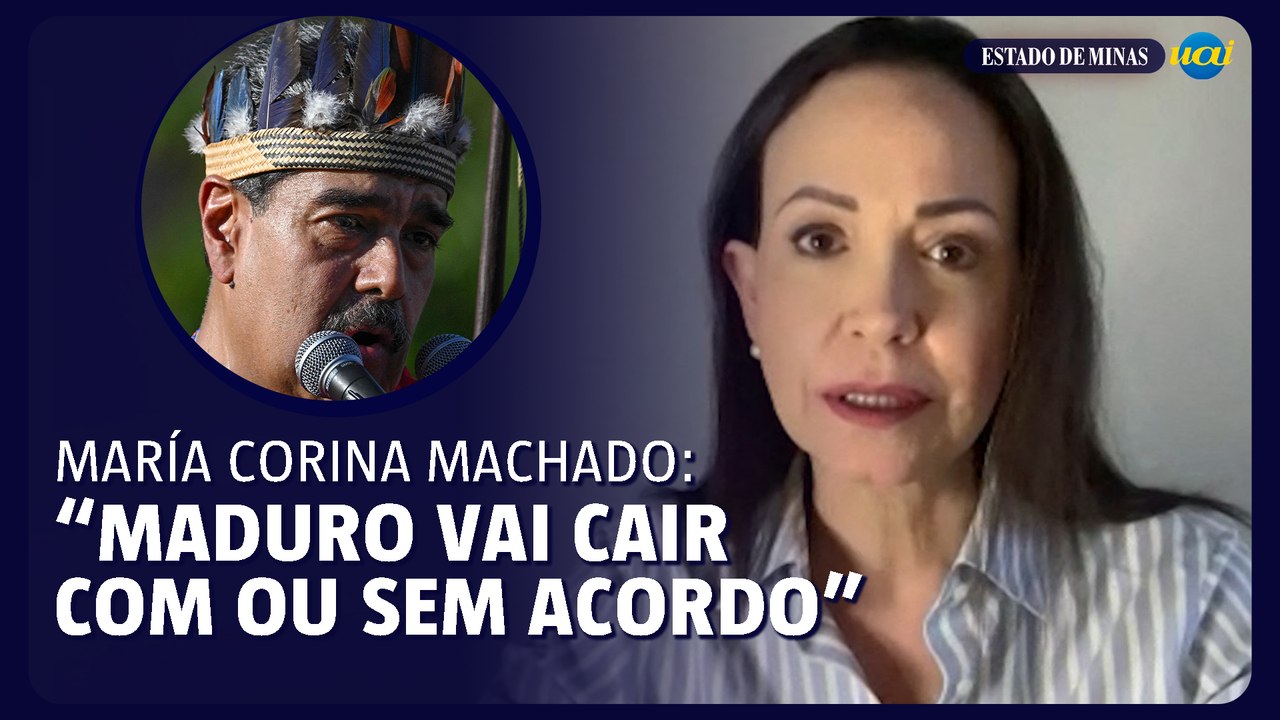 María Corina Machado prevê queda de Maduro com ou sem acordo