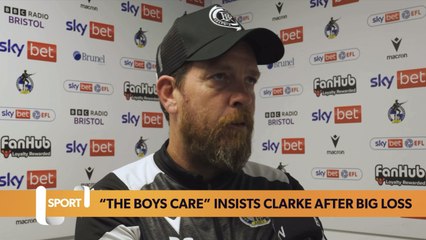 “The boys care!” | Darrell Clarke | Bristol Rovers 0-4 MK Dons