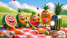 Fruit Names, Song & Benefits | Educational Song for Children | KIDZACADMI
