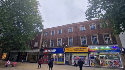 Christmas lights in Peterborough