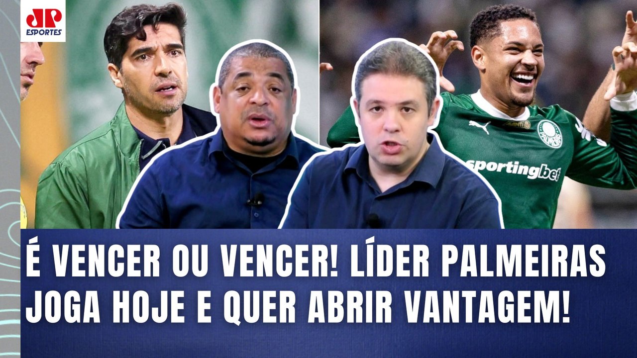 "EU NÃO ACREDITO NISSO! Eu VOU ME SURPREENDER se o Palmeiras..." OLHA esse DEBATE!