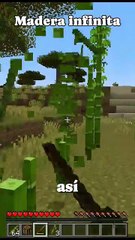 madera infinita truco simple en minecraft