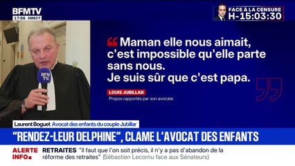 Procès de Cédric Jubillar: "Louis est en colère contre son père", assure Me Boguet, avocat des enfants du couple