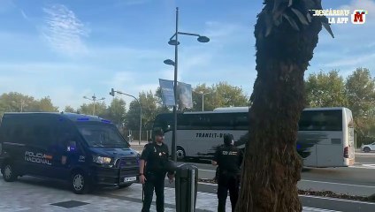 Así fue la llegada del Hapoel Tel Aviv al Roig Arena