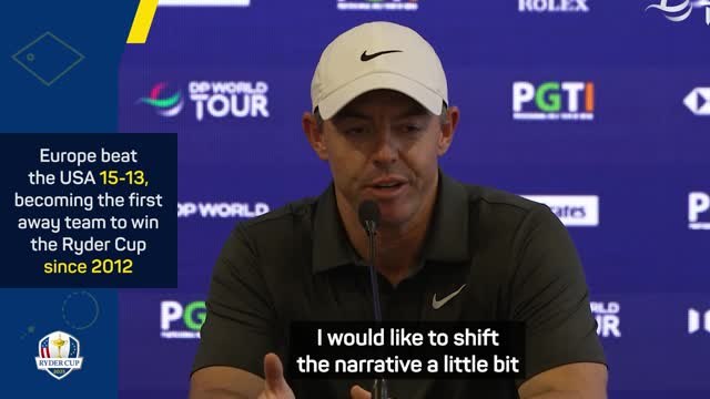 Ryder Cup triumph being remembered 'for the wrong reason' - McIlroy