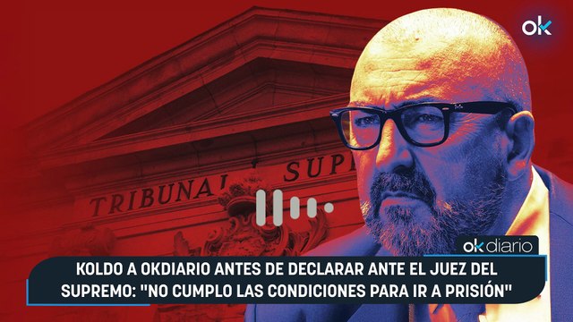 Koldo a OKDIARIO antes de declarar ante el juez del Supremo: No cumplo las condiciones para ir a prisión