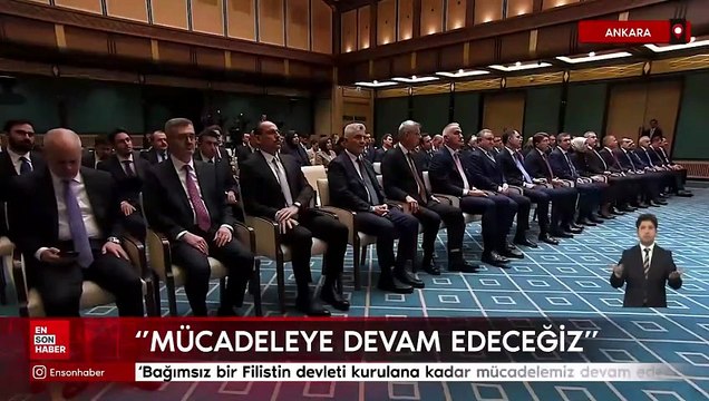 Cumhurbaşkanı Erdoğan: Bağımsız bir Filistin devleti kurulana kadar mücadelemiz devam edecek