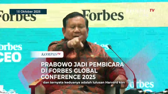 [FULL Terjemahan] Prabowo Bicara soal MBG hingga Optimis Ekonomi RI Tumbuh 8% di Forbes CEO 2025
