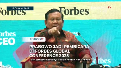 [FULL Terjemahan] Prabowo Bicara soal MBG hingga Optimis Ekonomi RI Tumbuh 8% di Forbes CEO 2025
