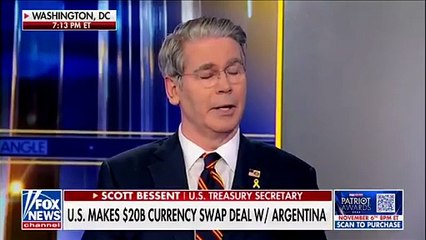 Bessent analiza la situación de Argentina y la posible recepción de 40.000 millones de dólares