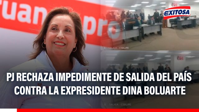 Dina Boluarte: Poder Judicial rechaza impedimento de salida del país por 36 meses contra expresidenta
