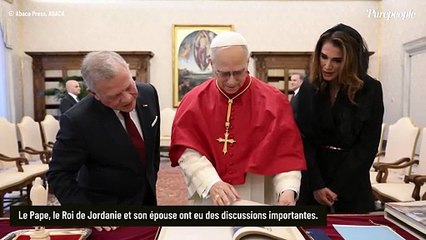 Le roi Abdallah II et la reine Rania reçus au Vatican, photos de leur première rencontre avec le pape Léon XIV