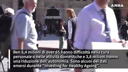 Italiani longevi ma in cattiva salute, non autonomi in 3,8 milioni
