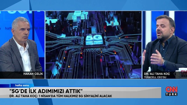5G hamlesi ne anlama geliyor? Turkcell CEO'su Dr. Ali Taha Koç, Hafta Sonu'nda anlattı