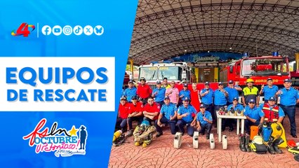 Bomberos Unidos: exhibición 🚒 de equipos de rescate y salvamento (46 aniversario MINT)