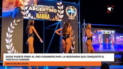 Desde Puerto Piray al oro sudamericano: la misionera que conquistó el fisicoculturismo