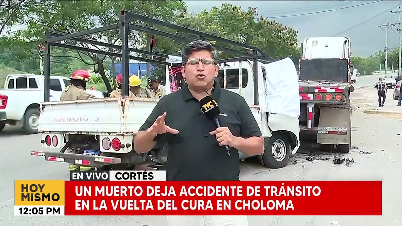 Un muerto deja accidente de tránsito en La Vuelta del Cura en Choloma ...