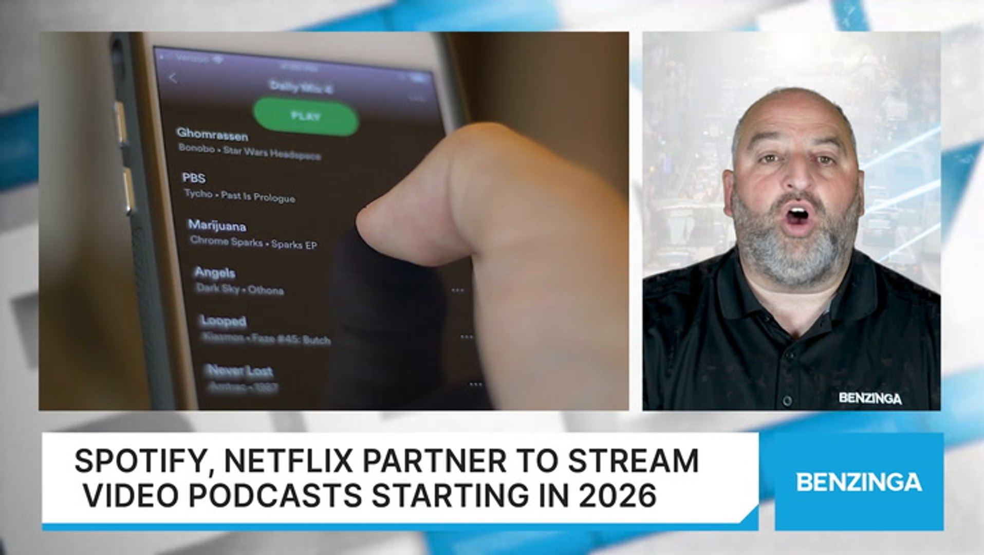 ⁣Spotify, Netflix Partner To Stream Video Podcasts Starting In 2026