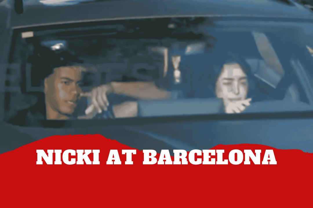 Nicki Nicole joins Lamine Yamal at Barcelona tr...