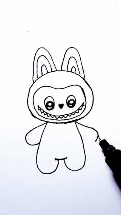How to draw labubu