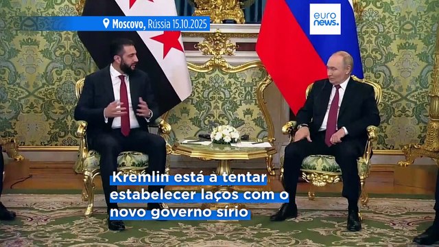 Al-Sharaa da Síria pede a extradição de al-Assad do Kremlin na sua primeira viagem a Moscovo