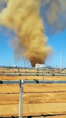 Redemoinho Gigante de vento assusta moradores no interior da BA