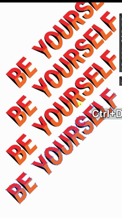 Buat efek font lipatan