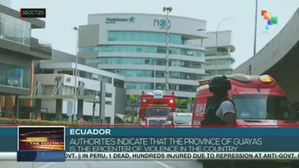 ECUADOR l The province of Guayas, epicenter of violence
