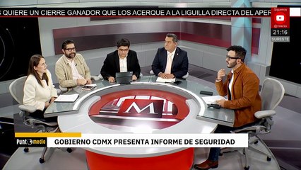 Gobierno capitalino presenta el informe de Seguridad | Punto Medio