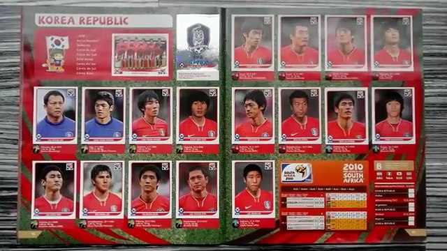 Album Panini : Album Panini Coupe du Monde de Football 2010 en entier
