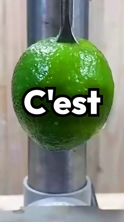 Peut-on peler les fruits avec une perceuse et du riz ? 🍚