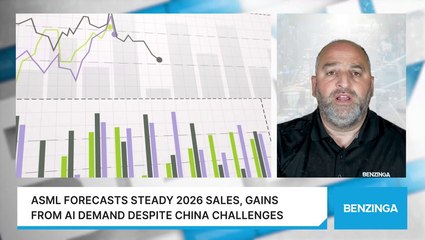 ASML Forecasts Steady 2026 Sales, Gains From AI Demand Despite China Challenges