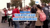 A Máltai Szeretetszolgálat flash mobbal emlékezett meg az első budai hajléktalanszálló megnyitásáról