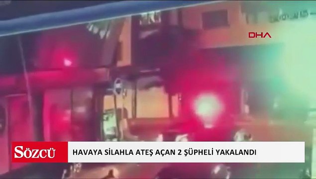 Zeytinburnu’nda havaya silahla ateş açan 2 şüpheli yakalandı