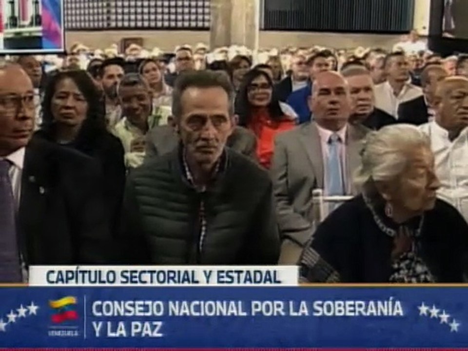 Secretario Rodríguez presentó agenda de actividades del Consejo Nacional por la Soberanía y la Paz