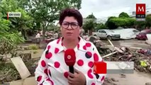 Reaparece en mar abierto restaurante flotante tras lluvias en Veracruz
