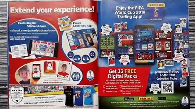 Album Panini : Album Panini Coupe du Monde de Football 2018 en entier